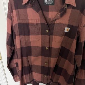 NWOT Carhartt flannel shirt Size L
